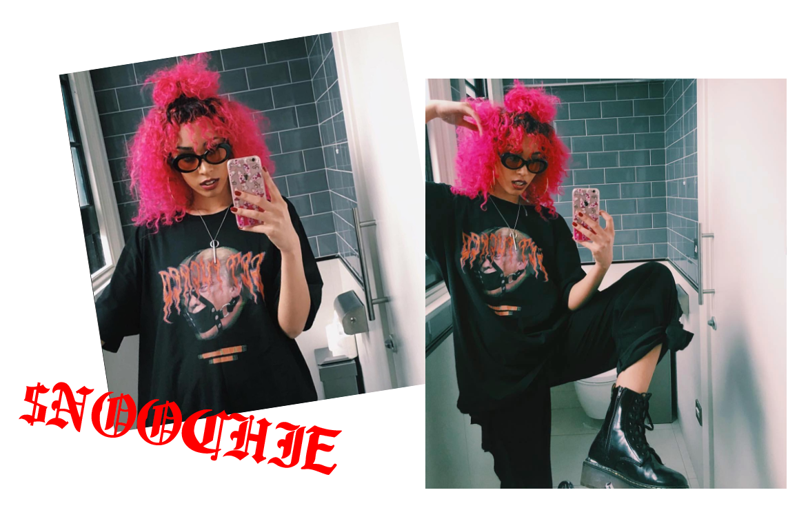 'GET FUCKED' Gagged Trump Oversized tee