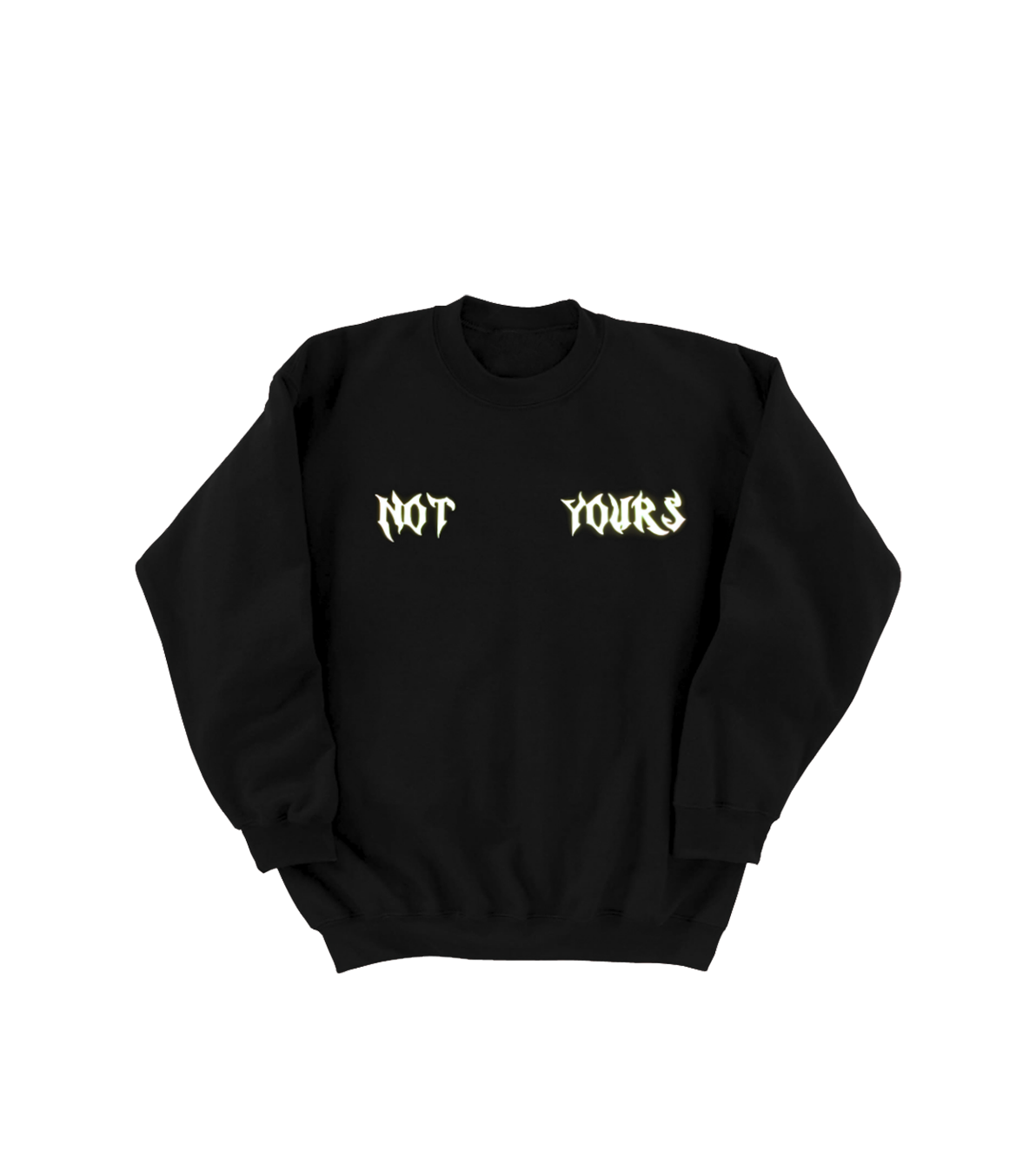 NOT YOURS Reflective Sweater