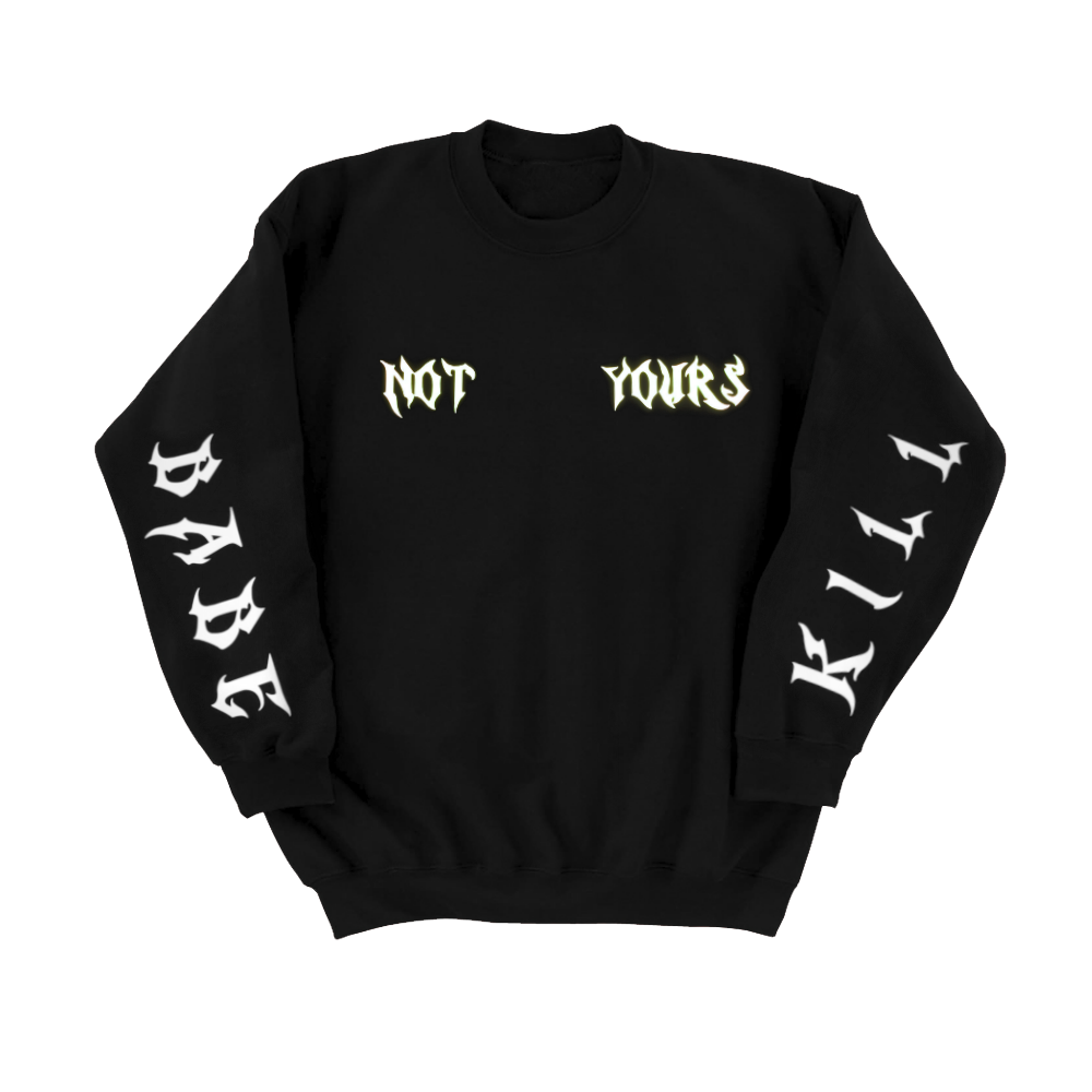 NOT YOURS Reflective Sweater