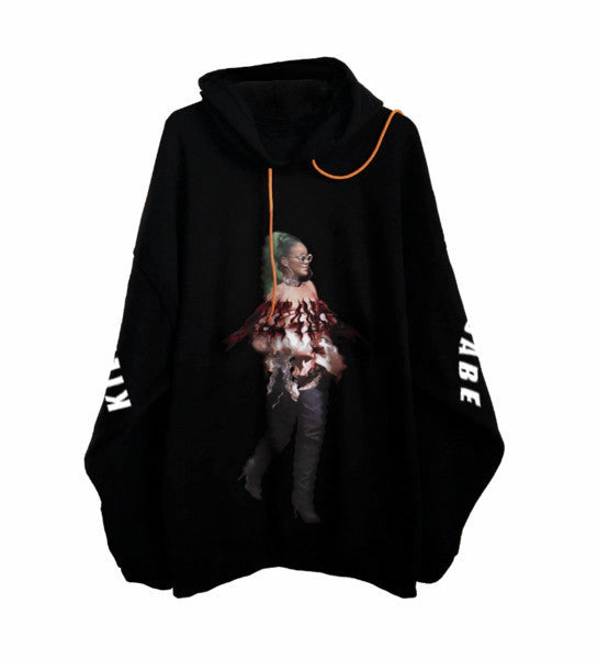 HIGH AT THE MET BALL Print hoodie