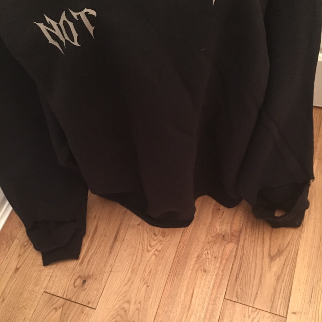 NOT YOURS Reflective Sweater